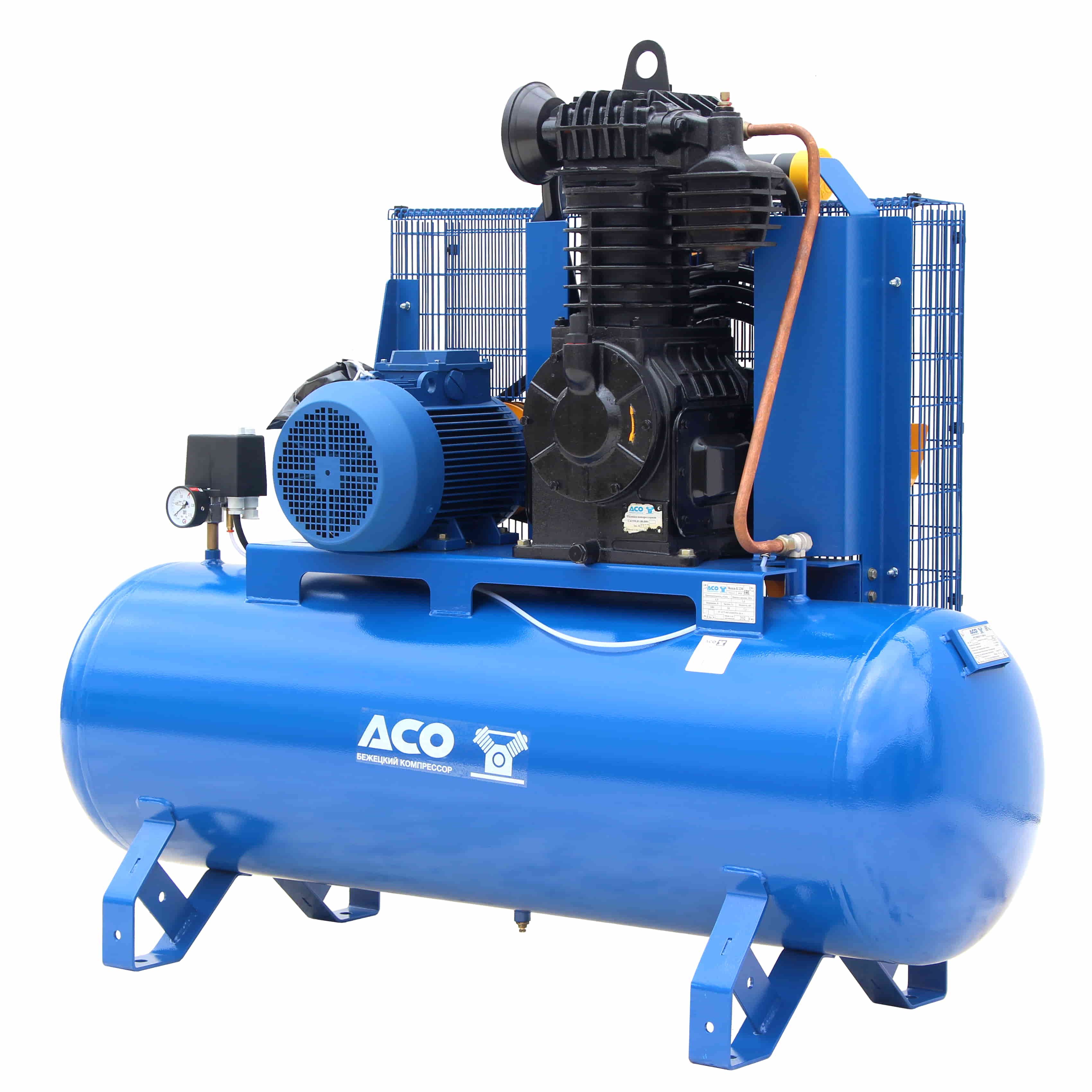 Поршневой компрессор с ременным приводом высокого давления К22М