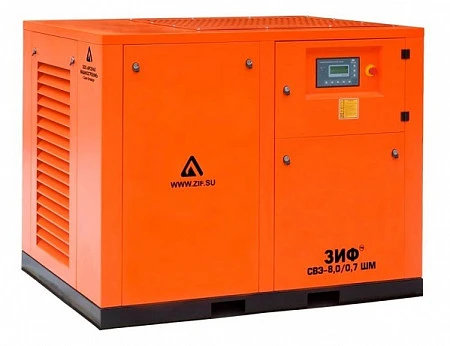 Станция компрессорная электрическая с частотным регулированием ЗИФ-СВЭ-11/1,0 ШМЧ