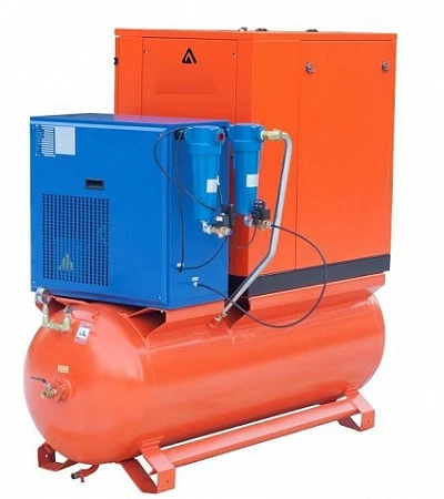 Станция компрессорная на ресивере с осушителем ЗИФ-СВЭ-0,6/1,3 ШМ  ОиР-500